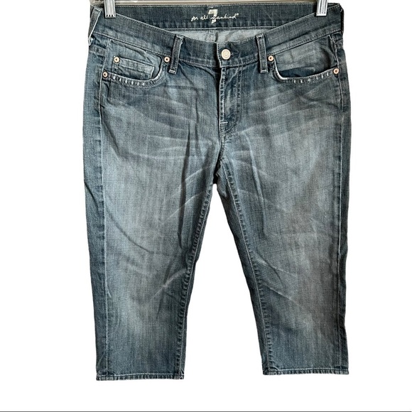 7 For all Mankind Roxanne Denim Capris - Picture 1 of 10